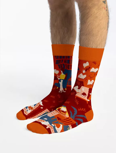 Socken "Bibliothek"