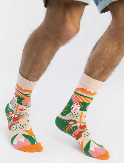 Socken "Sommer im Garten"