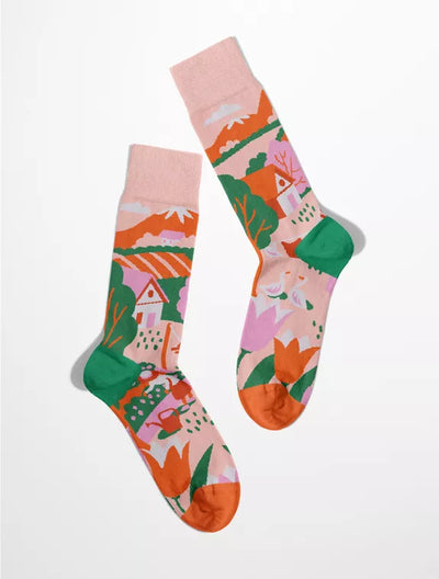 Socken "Sommer im Garten"