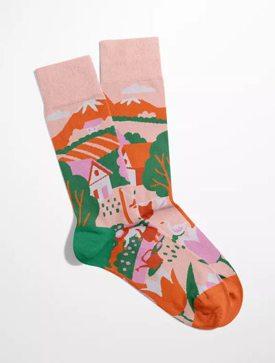 Socken "Sommer im Garten"