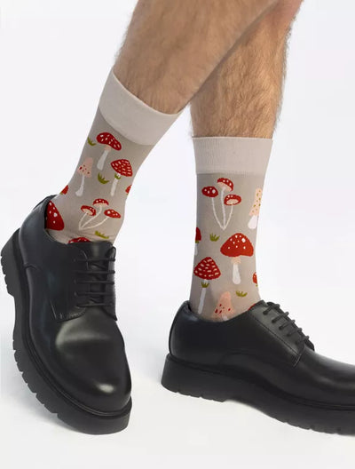 Socken "Pilze"