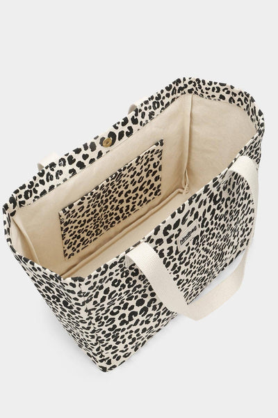 Claude Leopard Shopper