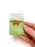 Pin "Highland Cow" Emaille