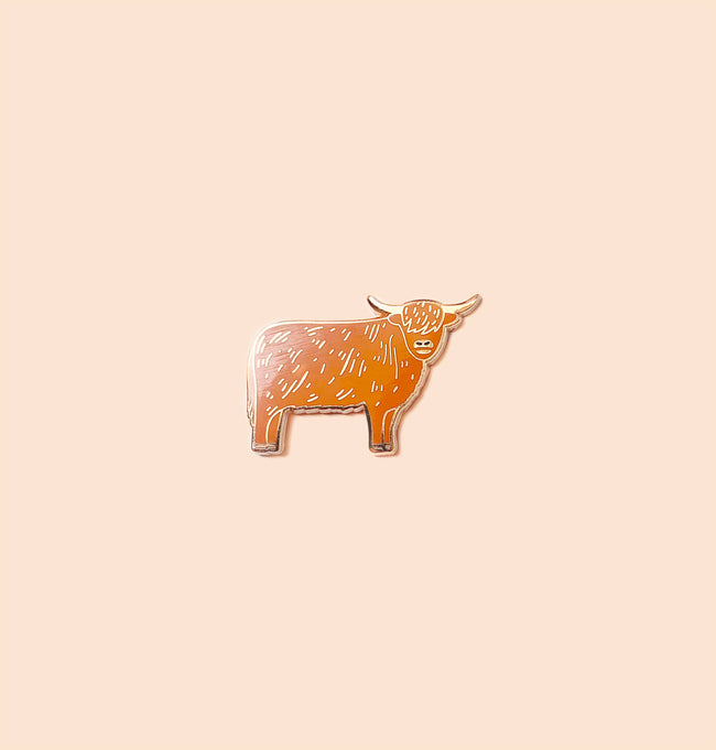 Pin "Highland Cow" Emaille