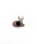 Pin "Reh" Emaille