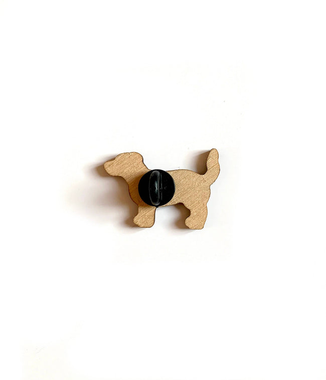 Pin "Jack Russell" Holz