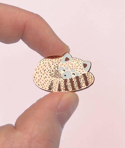 Pin "Roter Panda" Emaille
