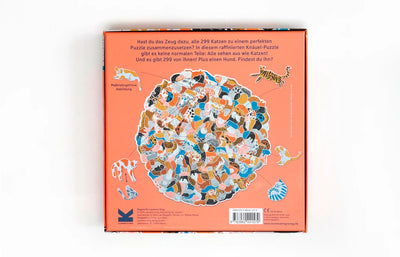 Puzzle "299 Katzen und 1 Hund"