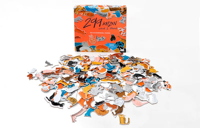 Puzzle "299 Katzen und 1 Hund"