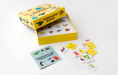 Spiel "Tierkacke-Bingo"