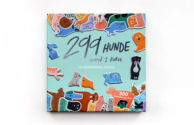 Puzzle "299 Hunde und 1 Katze"