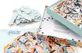 Puzzle "299 Hunde und 1 Katze"