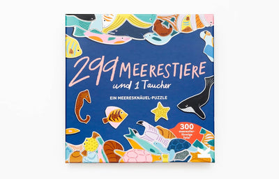 Puzzle "299 Meerestiere und 1 Taucher"