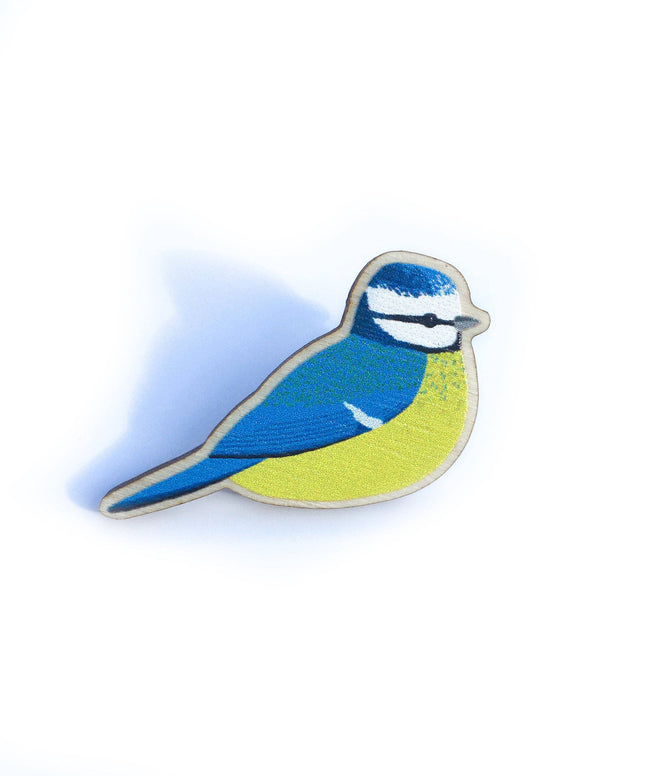 Pin "Blue Tit" Holz