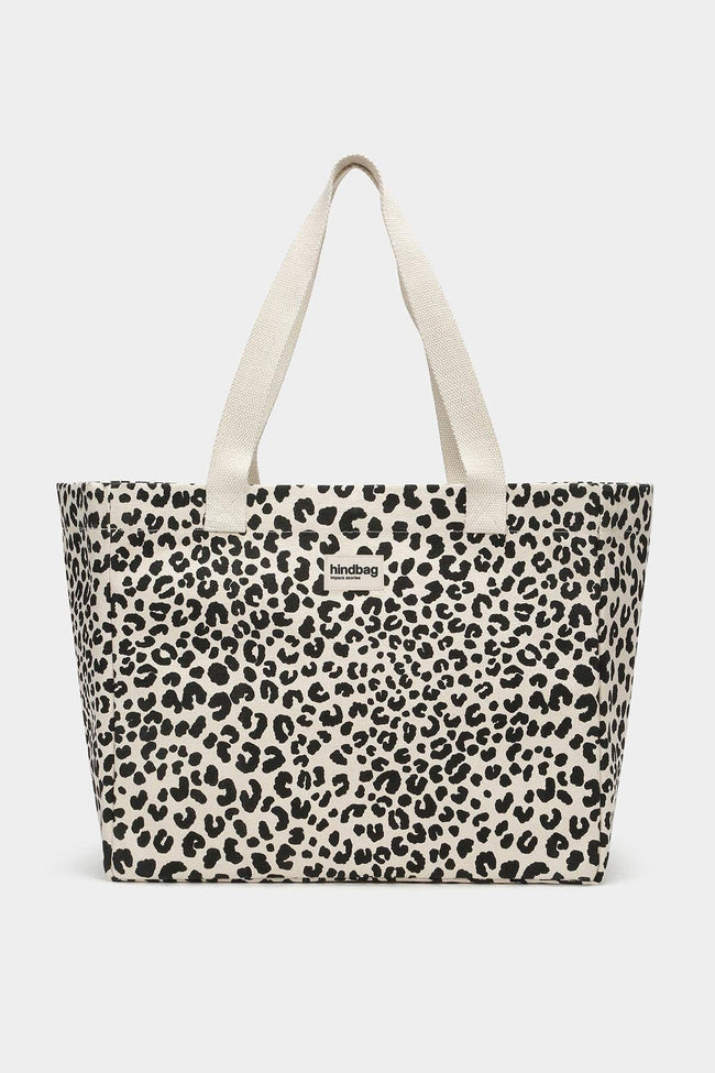 Claude Leopard Shopper