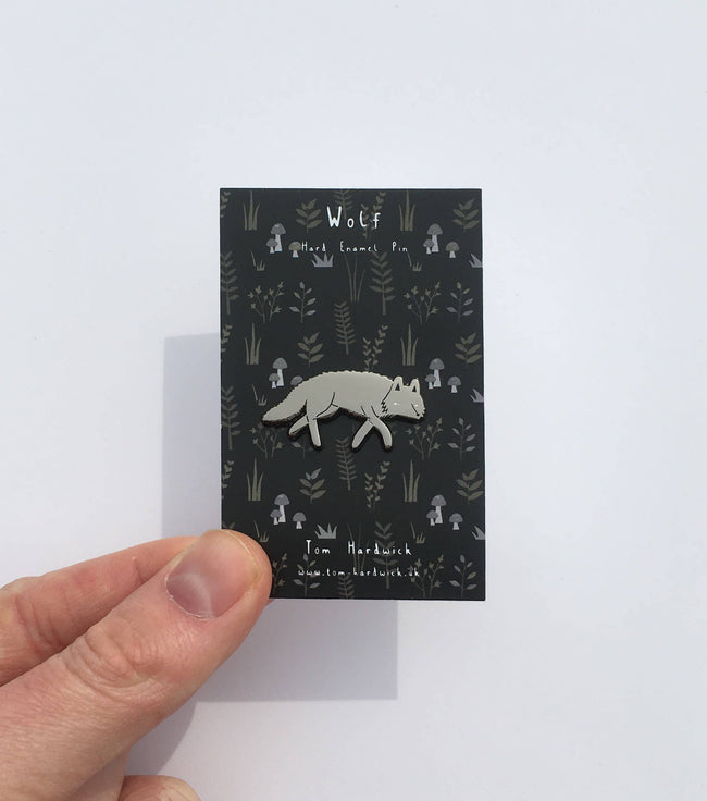 Pin "Wolf" Emaille