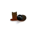 Pin "schwarze Katze" Emaille