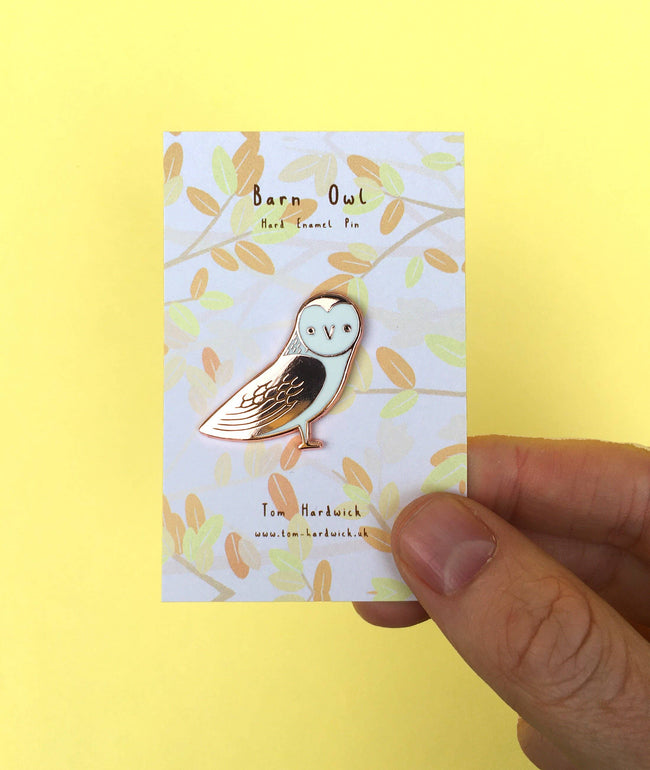 Pin "Eule" Emaille