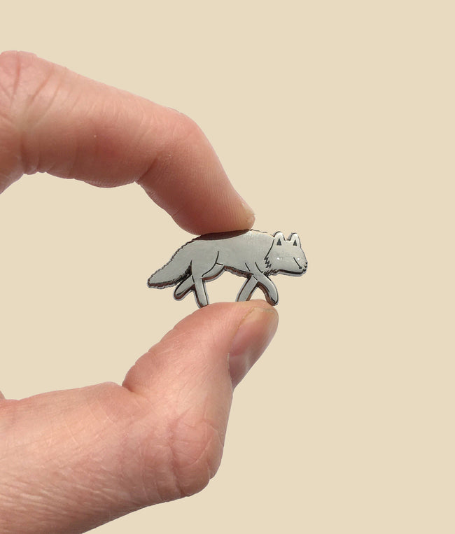 Pin "Wolf" Emaille