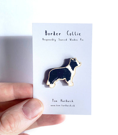 Pin "Border Collie" Holz