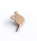 Pin "Braune Maus" Holz