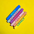 Rainbow Studio * Stabkerze 2er Set FLASHY