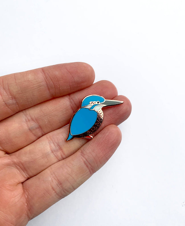 Pin "Kingfisher" Emaille