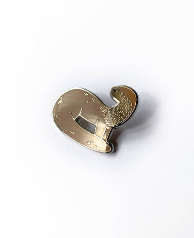 Pin "Fluss Otter" Emaille