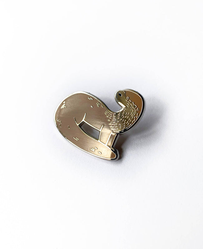 Pin "Fluss Otter" Emaille