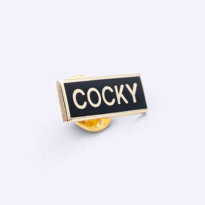 Pin "Cocky" black