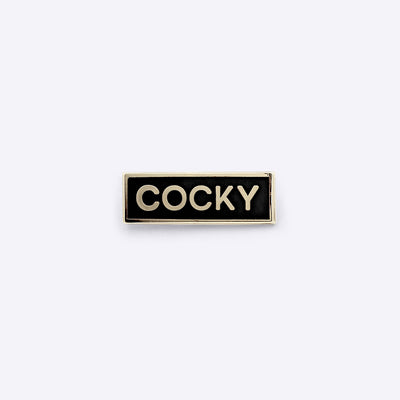 Pin "Cocky" black