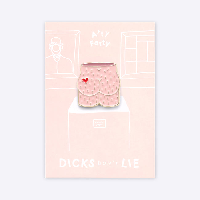 Pin "Arty Farty" pink