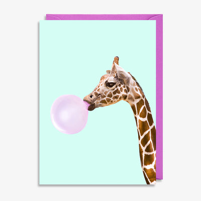 Klappkarte "Giraffe"
