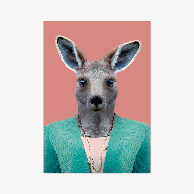 Postkarte "Eastern Grey Kangaroo"