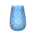 Vase "Diamond Cut" Blau