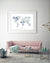 Art Print "Weltkarte"