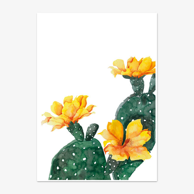 Art Print "Yellow Cactus Flower"