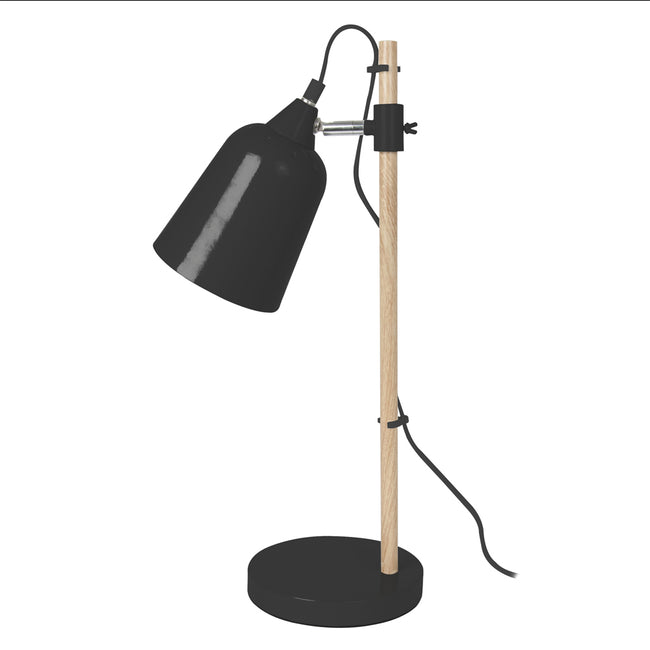 Lampe "Wood-Like" Schwarz