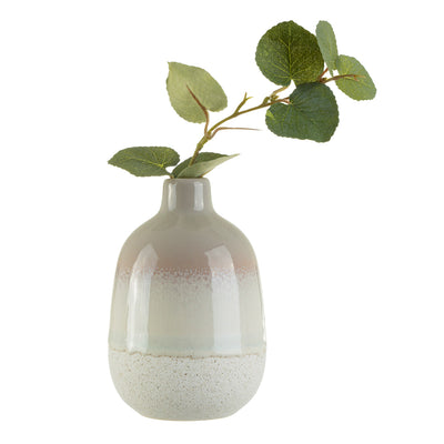 Kleine Vase "Mojave Glaze" Grau