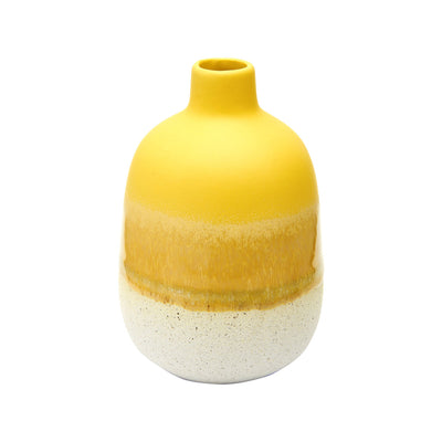 Kleine Vase "Mojave Glaze" Gelb