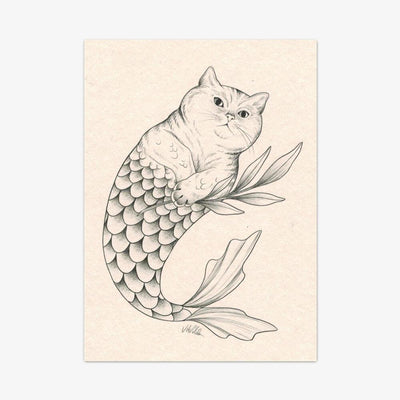 Postkarte "Catfish"