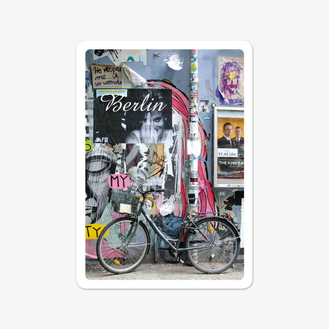 Postkarte "Fahrrad Streetart"