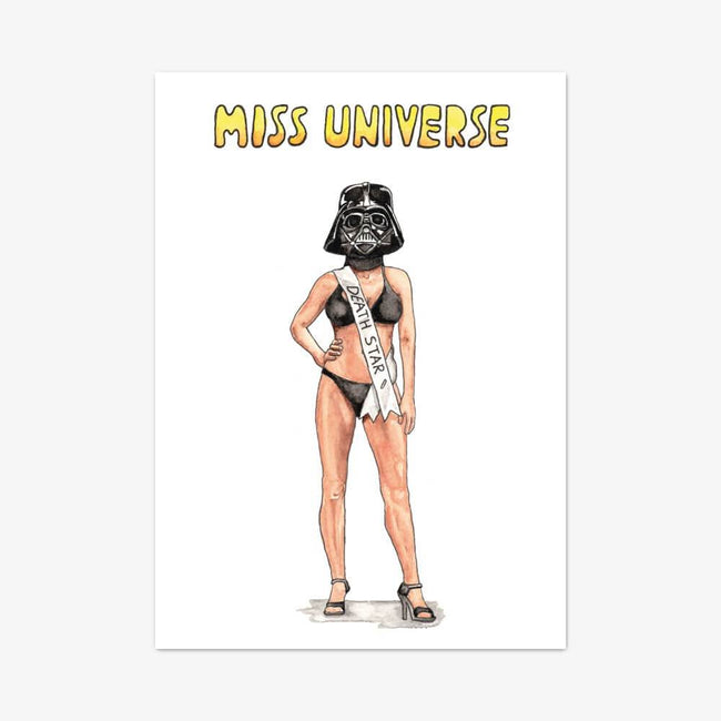 Postkarte "Miss Universe"
