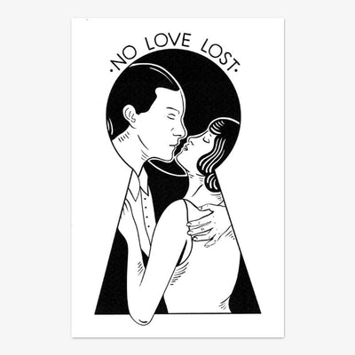 Postkarte "No Love Lost"