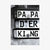 Postkarte "Papa Der King"